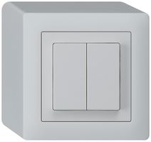 Interruttore AP kallysto 1/3+3/1L grigio chiaro
