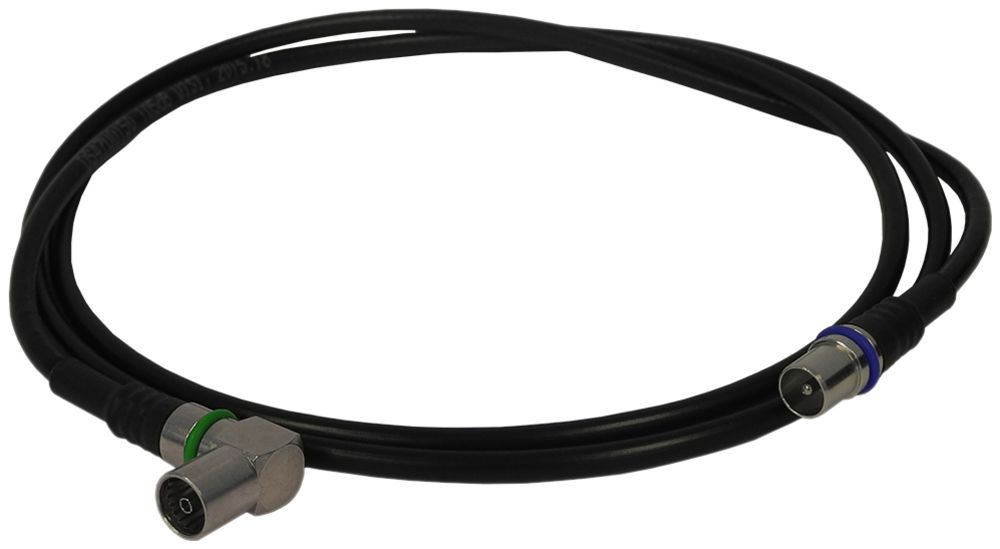 Daten-Anschlusskabel IEC-Steck/IEC-Buchse 3m DS47U 0300 90°