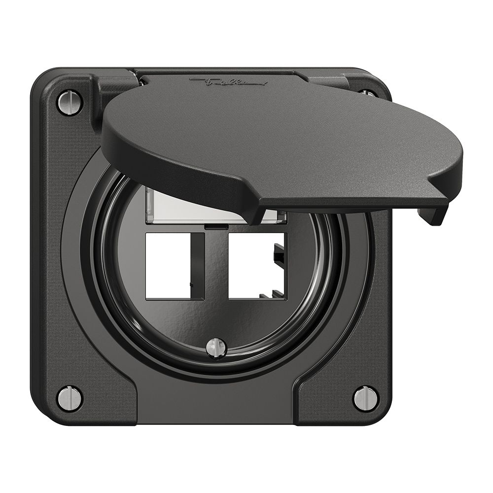 Kit di montaggio Feller freenet N.CO, per uscita diritta, doppio, ne