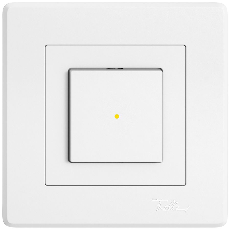 UP-Drucktaster EDIZIO.liv SNAPFIX® ARK/1P Frontbeleuchtung gelb ws