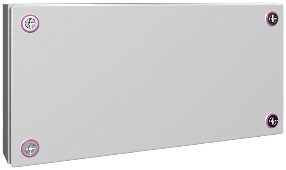 Petit boîtier Rittal KX Jonction, IP66, 400×200×80mm, tôle d'acier