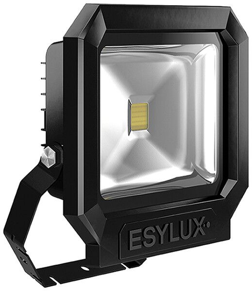 Projecteur LED ESYLUX OFL SUN, 50W 3000K 4000lm 227×86×252mm IP65, noir