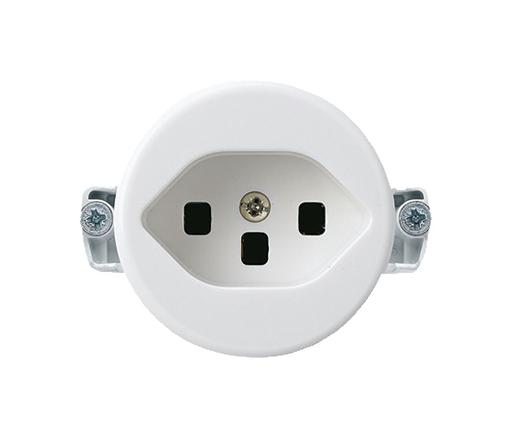 Einsatz zu UP-Steckdose basico Typ 23 A weiss