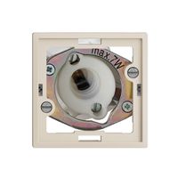 UP-Signallampe EDIZIOdue crema, 7W ohne flache Kalotte