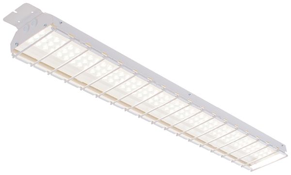 Plafonnier LED SG Arena Sport 77W 11100lm 840 IP23 DALI 1256×235mm blanc