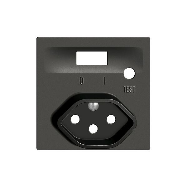 Kit frontale EDIZIOdue per presa FI nero