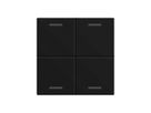 Bascule MDT BE-TAL60W416.01 1t/4a p.touches tactiles noir mat "neutre"