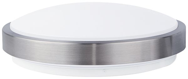 LED-Deckenleuchte DOTLUX LUNAsilver HF SEN 33W 3500lm 830/840/857 IP44 Ø490 ws