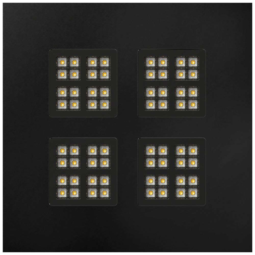 LED-Panelleuchte SLV PAVANNO 17W 2809lm 3000…5000K WB 600×600×20mm schwarz