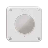 Couvercle NEVO, pour poussoir KNX RGB, avec vis et joint, blanc