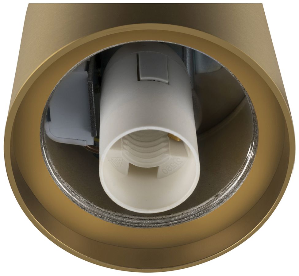 Deckenleuchte SLV VARYT E14 1×6W IP44 DIM Ø76×80mm Messing