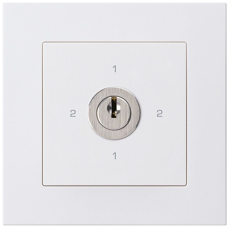 Interrupteur rotatif ENC kallysto.pro 3/1L blanc avec serrure Kaba 8