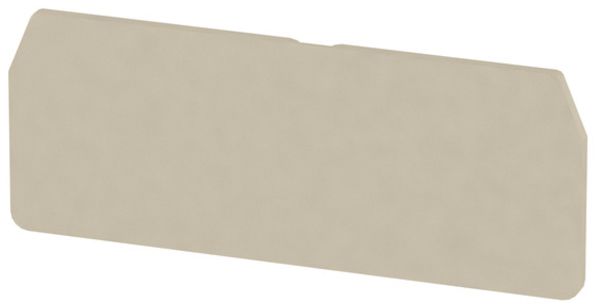 Abschluss-/Zwischenplatte Weidmüller ZAP/TW 3 79.4×30.5mm beige