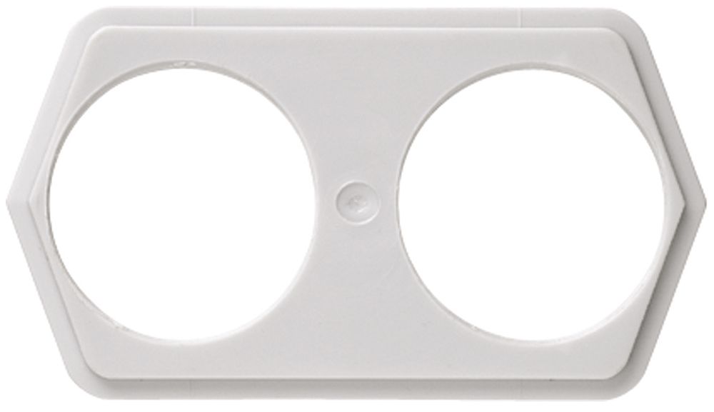 Flanschplatte zu weber.hse für oben/unten 2×M50×1.5