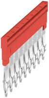 Connessione trasversale Weidmüller ZQV 4N/9 inserito 9L 6.1mm isolato 32A rosso