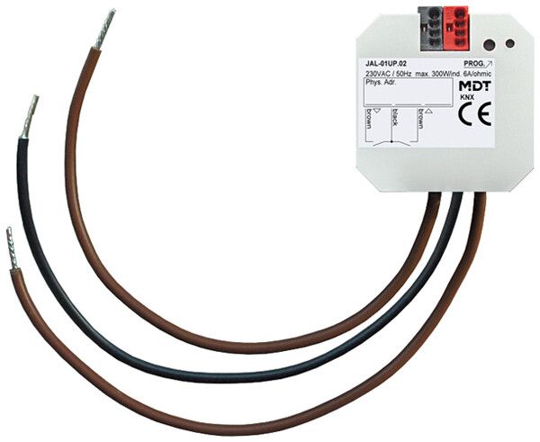 Actionneur de jalousie KNX INC MDT JAL-01UP.02 1-can 6A 300W 230VAC