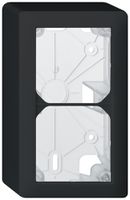 AP-Gehäuse kallysto I-I schwarz H=54mm