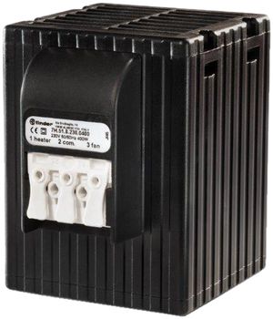 Dispositivo di riscaldamento Finder 400W con soffiante 1.7A 230VAC