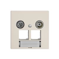 Multimediadose EDIZIOdue F EASYNET 11dB, f.2×RJ45 S-One, crema