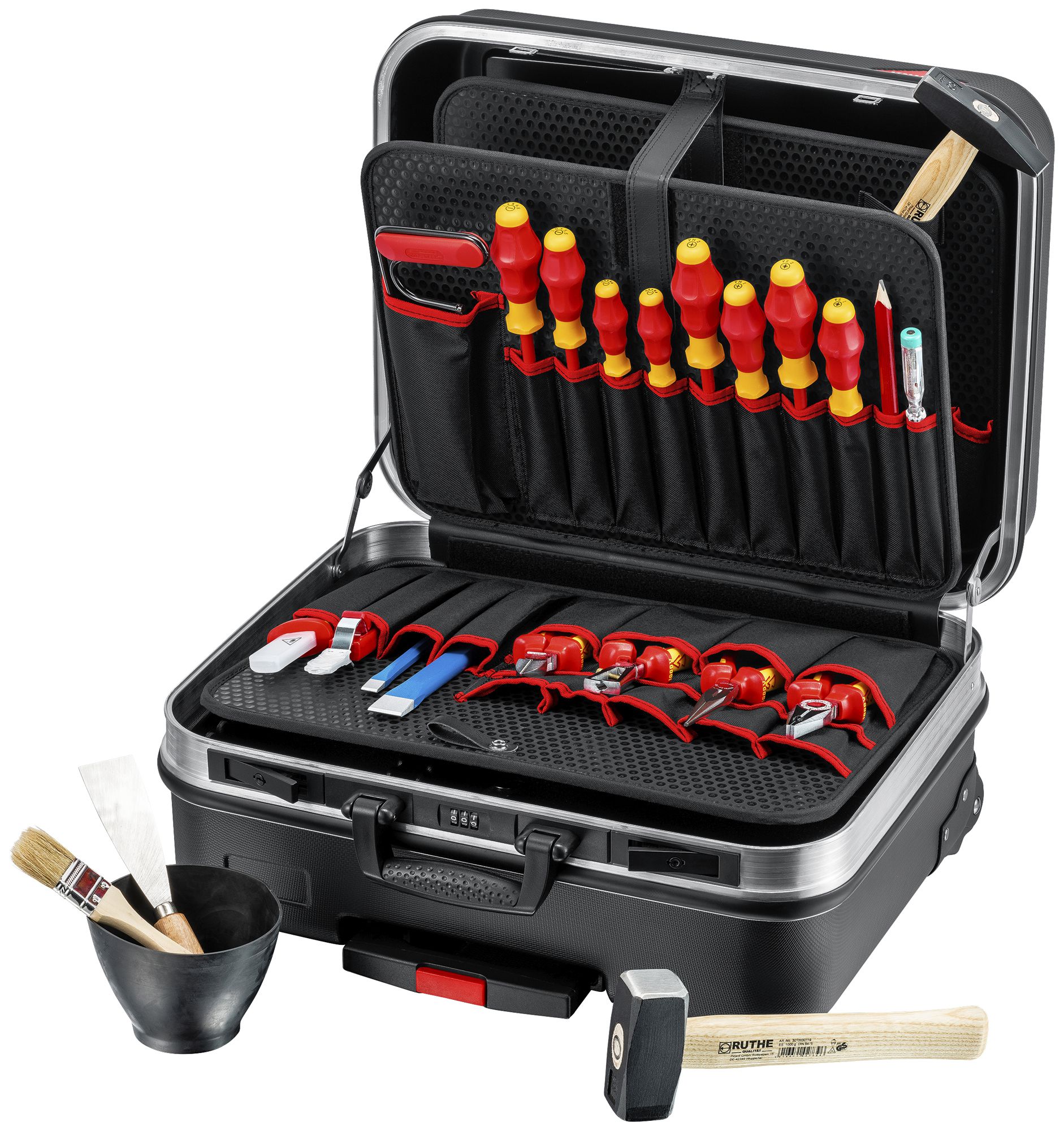 Valise d'outils KNIPEX "BIG Basic Move" Elektro, 24 pièces