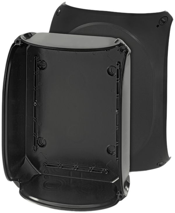 Coffret vide Hensel, couvercle non transparent 190×260×106mm noir