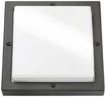 Applique LED SG Bassi 10W 690lm 830 IP65 VAR 240×240mm anthracite