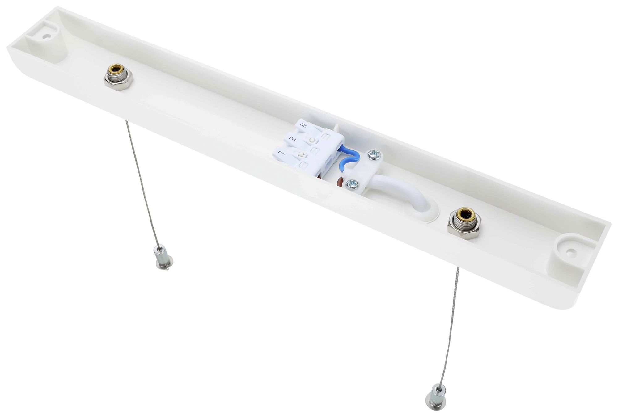 Suspension à corde Sylvania LiFeSafe polycarbonate/acier 310×40×20mm blanc