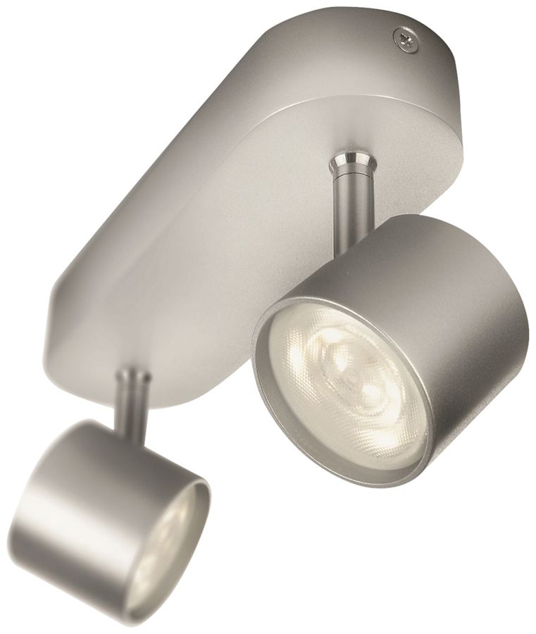 LED-Deckenleuchte Promo 2×4.5W 2700K 1000lm alu