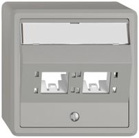 AP-Montageset EDIZIO.liv SNAPFIX® für freenet Kat.6A Adapter 2× hgu