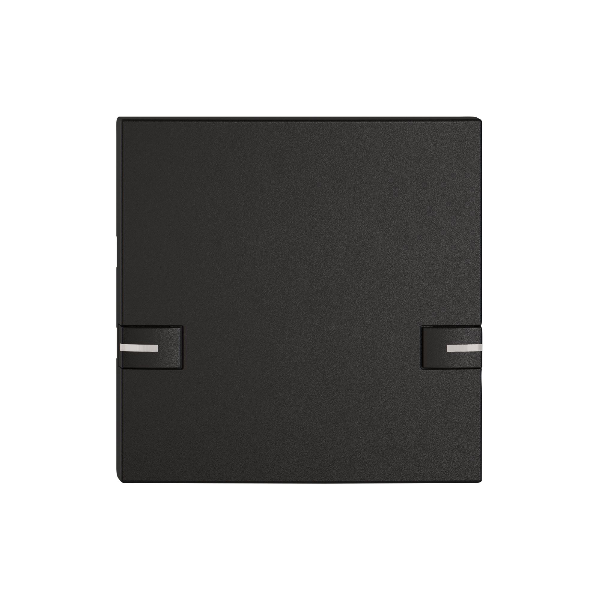 Poussoir 1/1 EDIZIO.liv SNAPFIX® p.KNX&UNI a.LED 2×comm.simple no