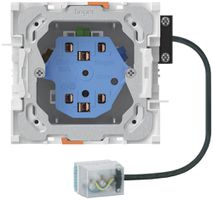 Prise INC 2×type 13/23, connexion câble plat Ecobus power, L2, Td 3×2.5mm²