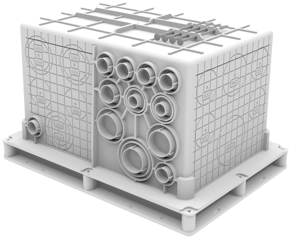UP-Schalungskasten Multibox Compact Typ B 250×180×152mm