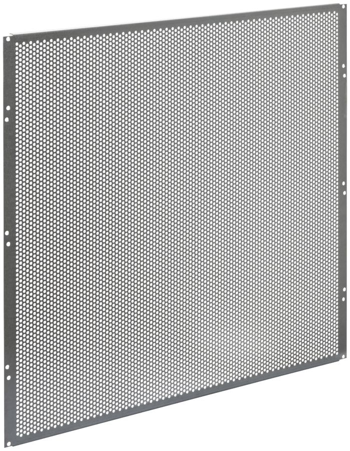 Plaque de montage Hager univers N 460×498mm poinçonnage acier inoxydable