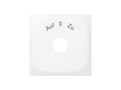 Plaque frontale SIDUS avec gravure blanc