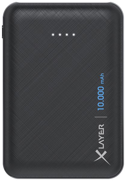 Powerbank XLayer Micro 10000mAh 2×USB-A ≤2.1A 91×64×22.5mm 200g nero