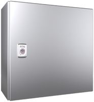 Armoire compacte Rittal AX, 1 porte, IP66, 380×380×210mm, acier fin V2A