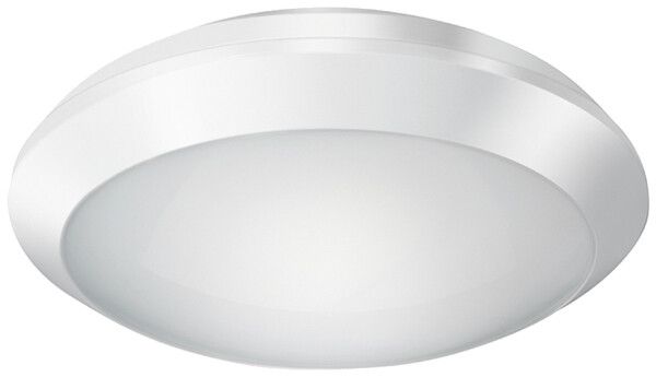 Plafonnier/Applique LED ESYLUX ALMA 300, 16W 4000K 1550lm Ø300×87mm IP65, blanc