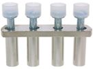 Connexion transversale Woertz 81546/4, 4L, pour borne de jonction série 30128