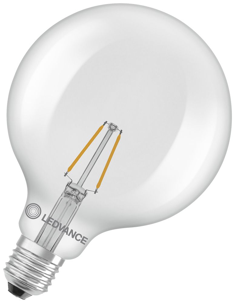 Lampe LED LEDVANCE CLASSIC GLOBE E27 1.8W 250lm 827 R39 clair Ø125×168mm