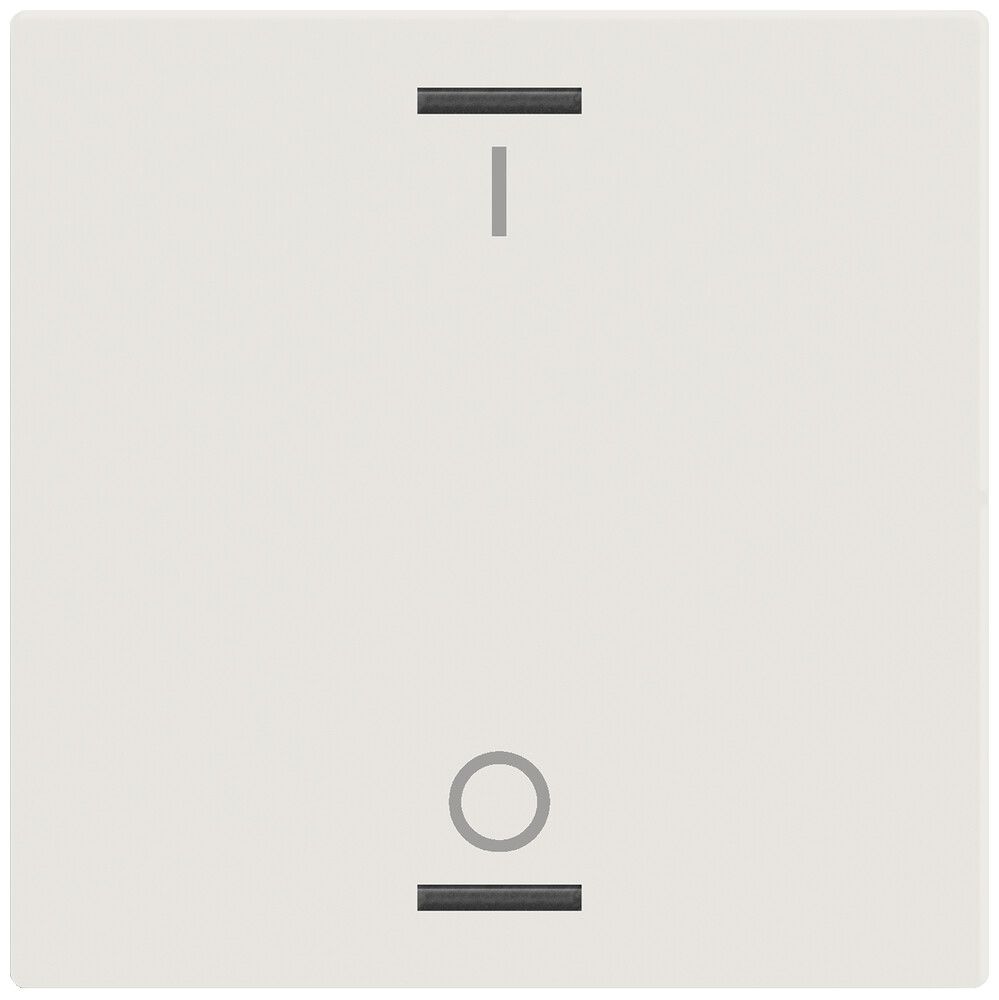 Bascule MDT TAL-60W1B11.02 1t/2a p.touches tactiles blanc mat "I/O"