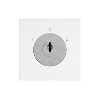 Interrupteur à clé EDIZIO.liv a.KABA 1262KA/5000 a.cont.sép.1P 1-0-2 p=66mm bc