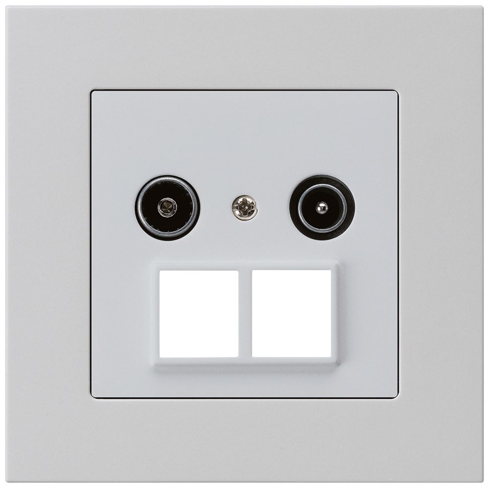 Prise d'antenne ENC R/TV HMS kallysto.pro 19dB gris clair