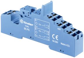 Relaissockel FINDER 95.P5.SPA Hutschiene TH35 Federzuganschluss 8P