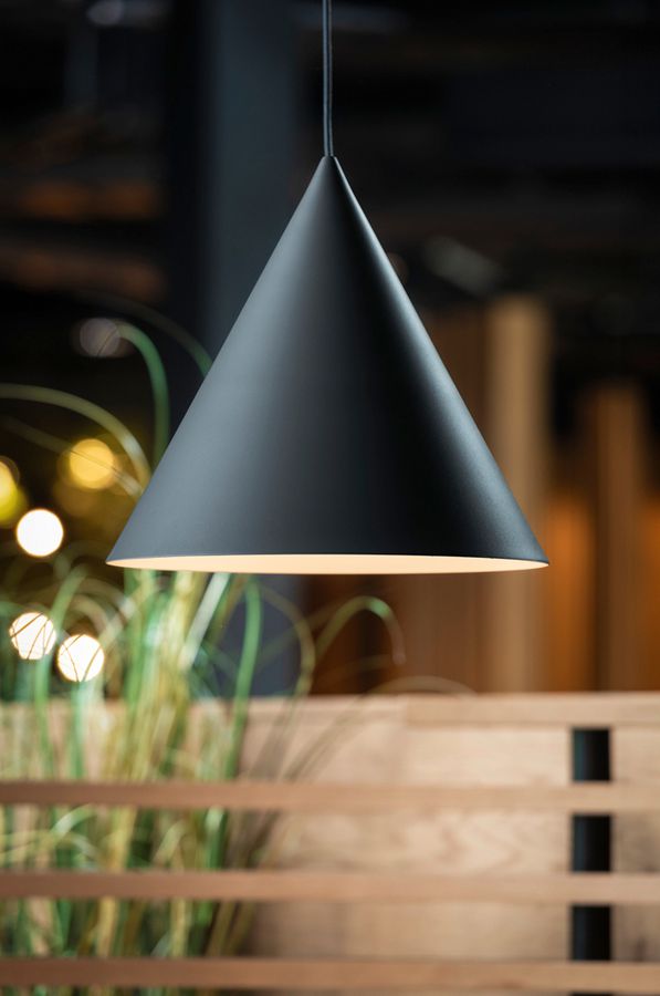 Pendelleuchte SLV MAGICO 38 E27 1×10W DIM Ø380mm schwarz/gold