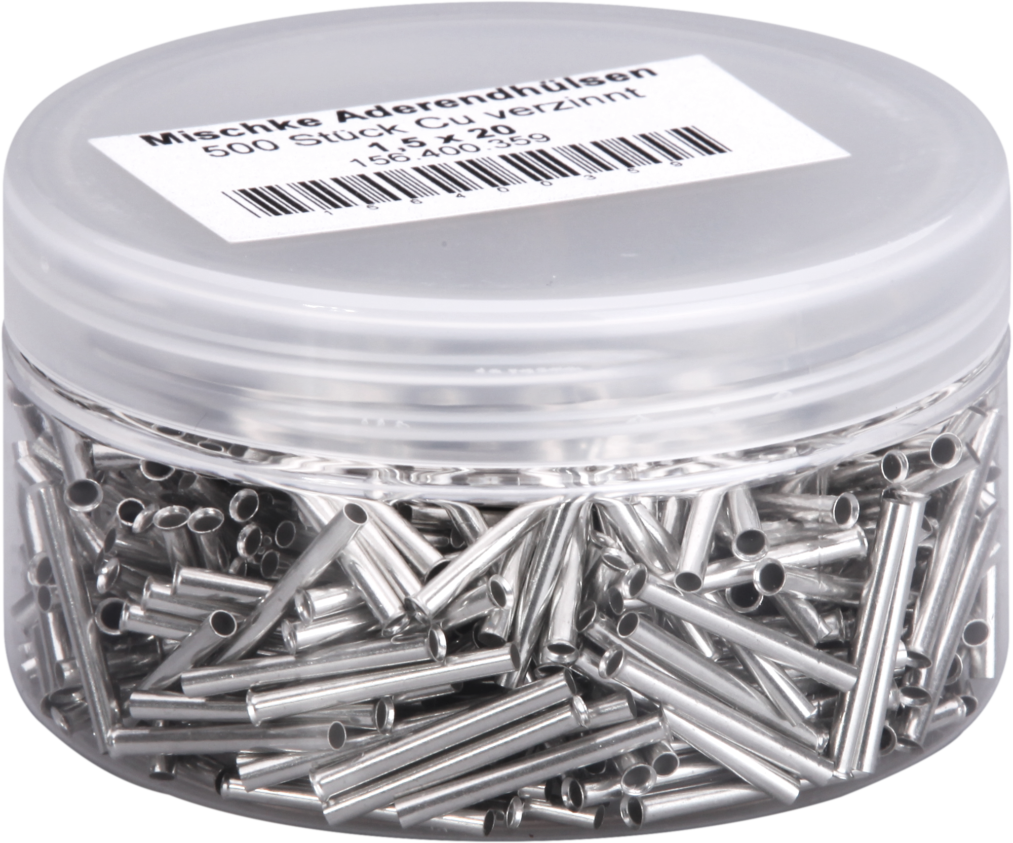 Aderendhülse Mischke E DIN 46228 1.5mm²/20mm blank Cu-verzinnt