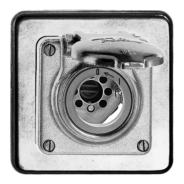 Contact pivot.ENC mouil.0<1/2P Al nature pour serr.de sûr. sans cyl.