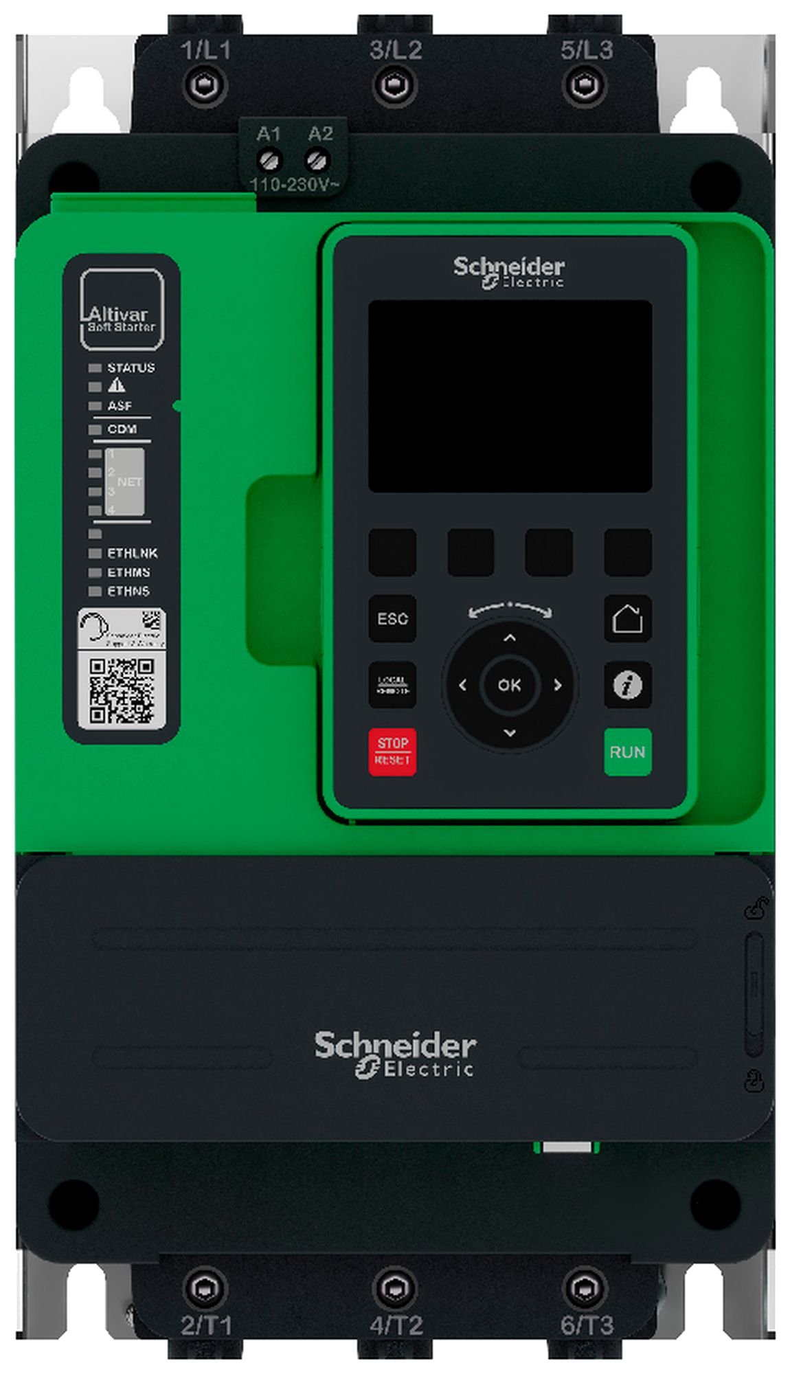 Softstarter Altivar ATS490 75A 208…690V 110…230V 24VAC