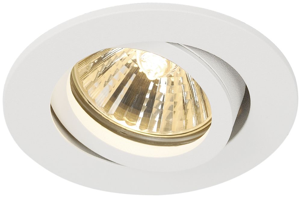 EB-Deckenleuchte SLV NEW TRIA 68 ROUND DL GU10 50W EB-Ø68mm weiss