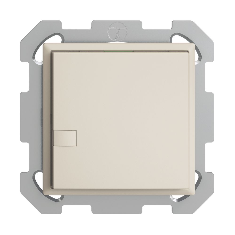 Poussoir KNX RGB ENC EDUE, 250mW, s.LED, 1×poussoir, comm.1×touche, crema