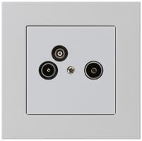 UP-Antennendose R/TV-Daten kallysto.pro 19dB hellgrau